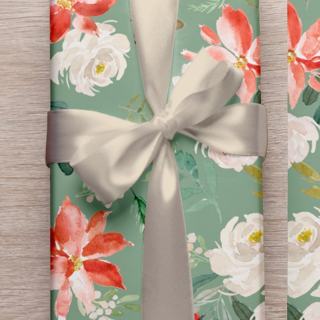 Simple elegant light beige cream ivory gift wrap satin ribbon (The wrapping paper can be purchased separately - please see the collection)
