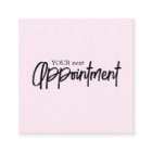 Simple Elegant Light rose Beauty Salon