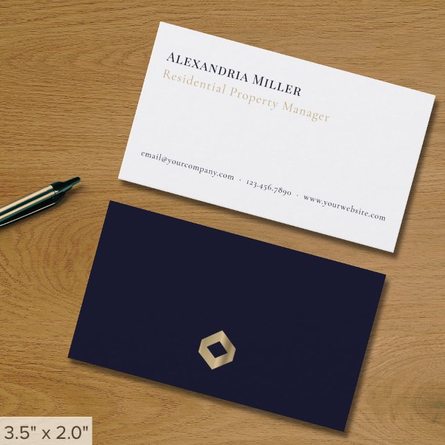 Simple Elegant Luxury  Business Card (Creator Uploaded)