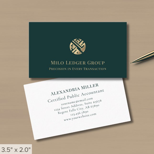 Simple Elegant Luxury Logo Business Card (Creator Uploaded)