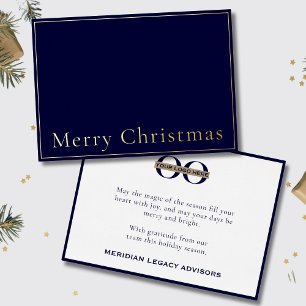 Simple Elegant Merry Christmas Custom Logo