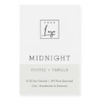 SIMPLE ELEGANT MINIMAL MODERN LOGO WHITE CANDLE