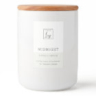 SIMPLE ELEGANT MINIMAL MODERN LOGO WHITE CANDLE