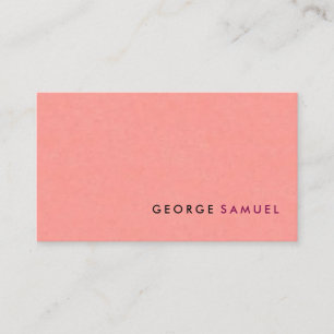 Simple Elegant Minimalist Professional Custom Business Card