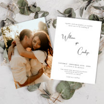 Simple Elegant Minimalist Wedding