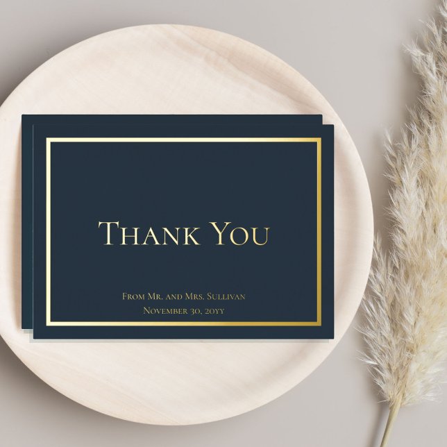Simple Elegant Minimalist Wedding Thank You (Creator Uploaded)