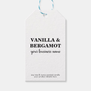 Simple Elegant Modern Candle Label Tag