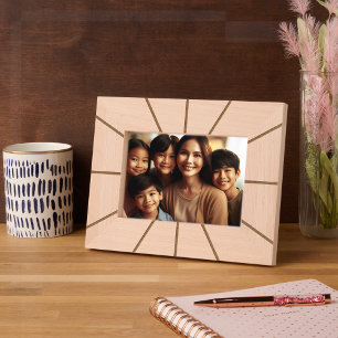 Simple Elegant Modern Geometric Line Art Etched Frames