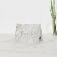 Simple Elegant Modern Gold Marble Business