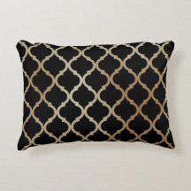 Simple Elegant Modern Gold Moroccan Pattern |