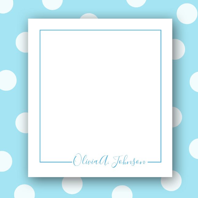 Simple Elegant Modern Hand Lettered Script Notepad (Creator Uploaded)