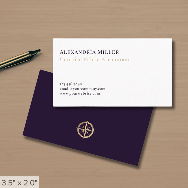 Simple Elegant Modern Luxury Business Card (Creator Uploaded)