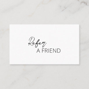Simple Elegant Modern Referral Card