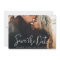 Simple Elegant Modern Script Personalized Photo