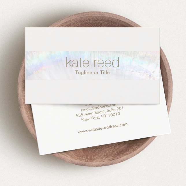 Simple Elegant Modern White Business Card (Creator Uploaded)