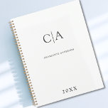 Simple, elegant monogram invitation planner<br><div class="desc">Modern,  simple,  elegant wedding card in light blue,  grey
Just edit your product in a few minutes. You can change the font/size/colour and position using "further personalise".</div>