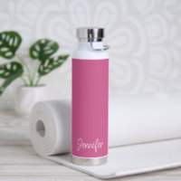 Simple Elegant Name Pink Modern
