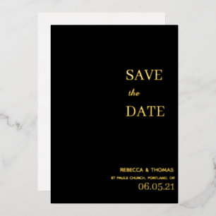 simple elegant non photo save the date
