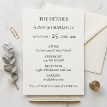 Simple Elegant | Nothing Fancy Just Love Wedding