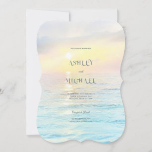 Simple Elegant Ocean Beach Wedding