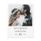 Simple Elegant Personalised Photo Save the Date