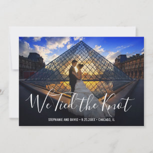 Simple Elegant Photo Elegant Wedding Reception Invitation