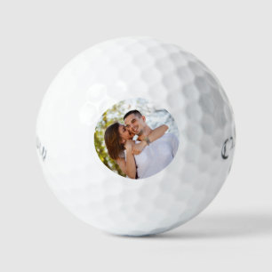 Simple Elegant Photo Golf Balls