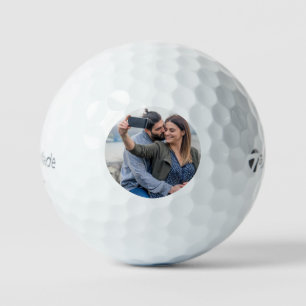 Simple Elegant Photo Golf Balls