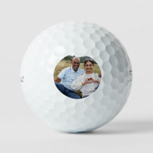 Simple Elegant Photo Golf Balls