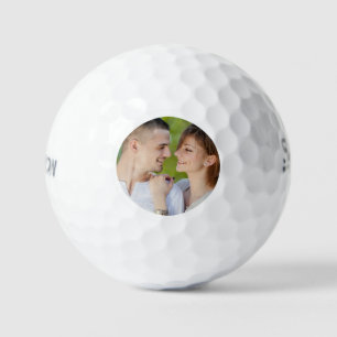 Simple Elegant Photo Golf Balls