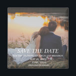 Simple Elegant Photo Wedding Modern Whimsy Magnet<br><div class="desc">Simple,  elegant,  modern photo Wedding,  Save the Date magnet. You can personalise it with your details.</div>