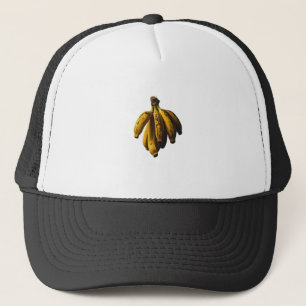 Simple Elegant Picturesque Standing Bananas Trucker Hat