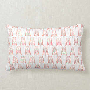 Simple, elegant pink coral Throw Pillow