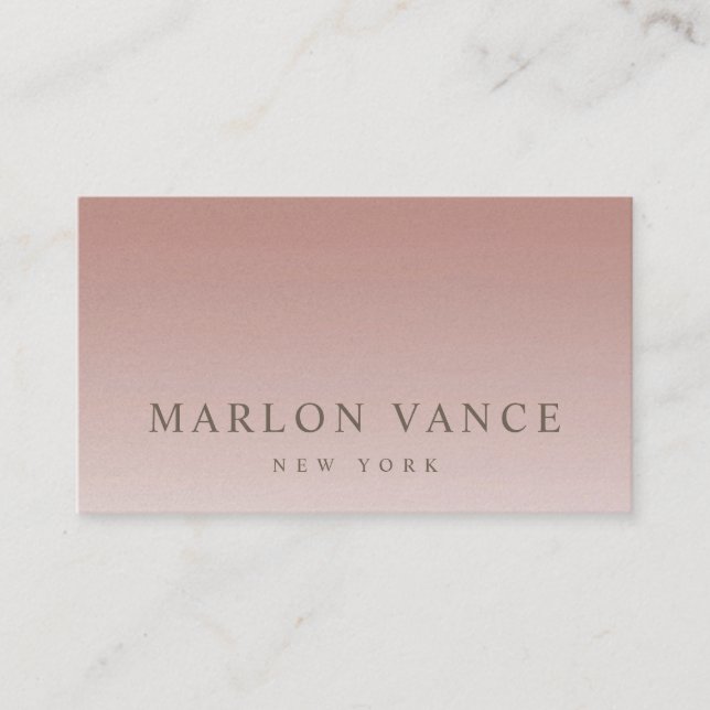 Simple Elegant Professional  Business Card (Front)