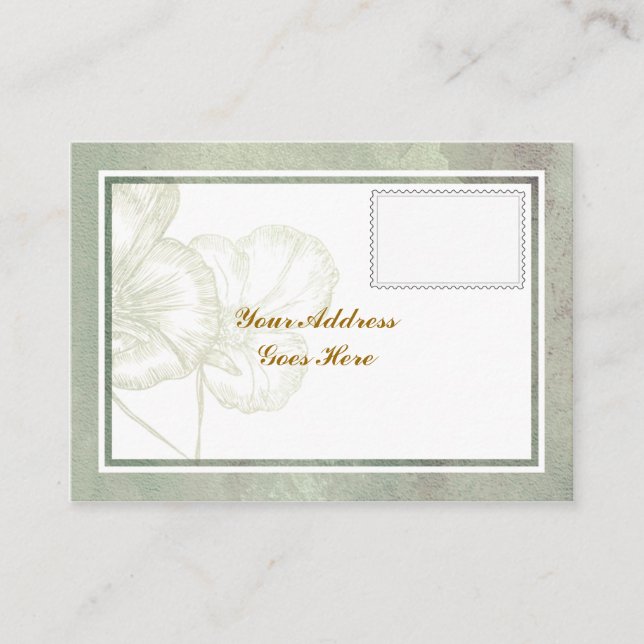 Simple Elegant RSVP Card (Front)