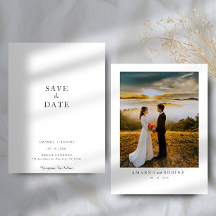 Simple Elegant Save the Date Invitation