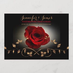 Simple Elegant Script   Modern Wedding Invitation