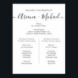 Simple elegant Script Wedding Sign Bridal party<br><div class="desc">A client had needed a wedding sign to welcome guests to include and highlight their names along with their bridal party. She wanted a simple, classic and elegant design. Here is a template that satisfies the bride's needs. Personalise this poster with the bride and groom's names and give credit to...</div>