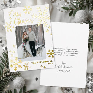Simple Elegant Snowflake Christmas