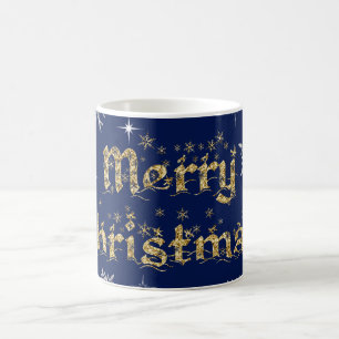 Simple Elegant Sparkling Christmas Glitter Sparkle Coffee Mug