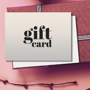 Simple Elegant Stylish Beauty Gift Certificate