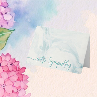 Simple Elegant Sympathy Condolence Card
