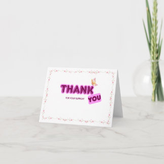 Simple Elegant Thank You Card