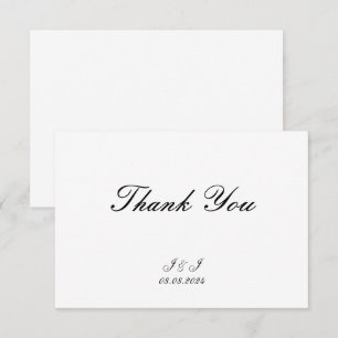 SIMPLE ELEGANT THANK YOU CARD