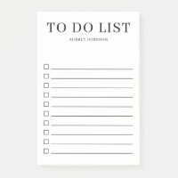 Simple Elegant To Do List