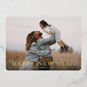 Simple Elegant Typographic New Years Photo