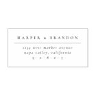 Simple Elegant Typography Wedding Return Address