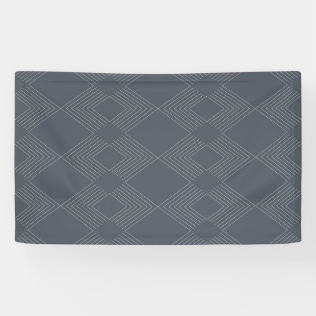 Simple, elegant, urban, chic line graphic pattern banner (Horizontal)
