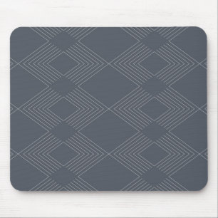 Simple, elegant, urban, chic line graphic pattern mouse pad