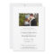 Simple Elegant Vertical Photo Save the Date Card